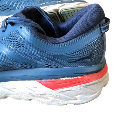 HOKA One Mens Bondi 7 Running Tennis Shoes Size 12 - Picture 8 of 14